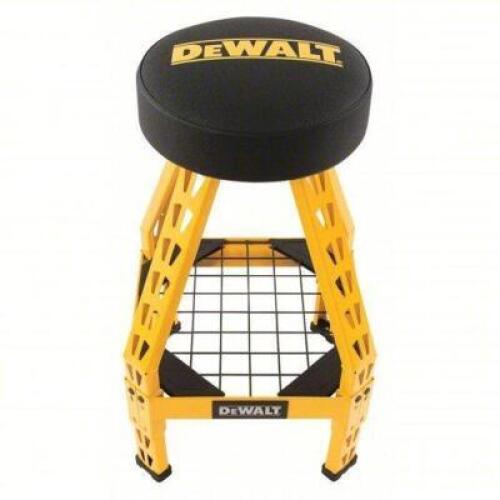 DESCRIPTION: (1) PADDED SWIVEL SHOP STOOL BRAND/MODEL: DEWALT #DXSTFH030 SIZE: 30" X 14" RETAIL$: $260.15 EA QTY: 1