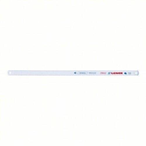 DESCRIPTION: (1) PACK OF (100) HACKSAW BLADES BRAND/MODEL: LENOX #4RA76 INFORMATION: BI-METAL, 32 SIZE: 12 IN BLADE LG, 1/2 IN BLADE WD, 0.03125 IN BL