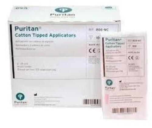 DESCRIPTION: (10) BOXES OF (1000) COTTON TIPPED APPLICATORS BRAND/MODEL: PURITAN #806-WC SIZE: 6" RETAIL$: $21.00 EA QTY: 10