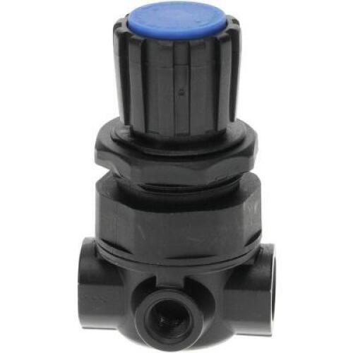 DESCRIPTION: (1) MINI COMPRESSED AIR REGULATOR BRAND MODEL PRO-SOURCE NR200-02N INFORMATION: 170 MAX PSI SIZE: 1/4" NPT RETAIL$: $31.64 QTY: 1