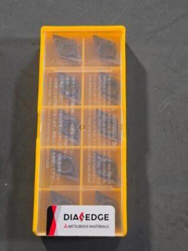 DESCRIPTION: (30) CARBIDE TURNING INSERTS BRAND MODEL MITSUBISHI DCGT11T308-MJ VP10RT RETAIL$: $479.10 QTY: 30