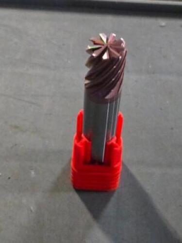 DESCRIPTION: (2) CARBIDE CORNER RADIUS END MILLS BRAND MODEL FULLERTON 36215 SIZE: 5/8" DIA RETAIL$: $313.98 QTY: 2