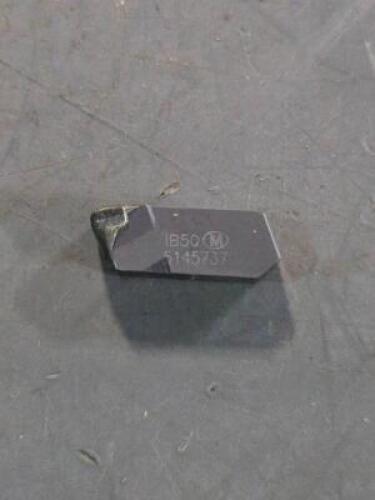 DESCRIPTION: (10) CBN GROOVING INSERTS BRAND MODEL ISCAR GITM 5.00K-0.40 IB50 RETAIL$: $1,820.00 QTY: 10
