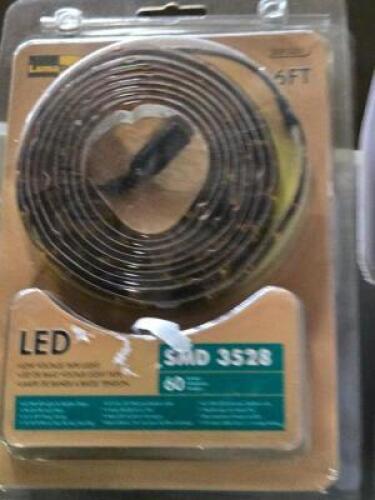 DESCRIPTION: (2) BLUE, LED TAPE LIGHTS BRAND MODEL LUMAPRO SMD 3528 SIZE: 6 FT QTY: 2