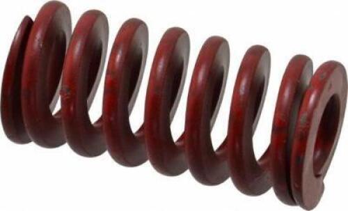 DESCRIPTION: (50) RED, DIE SPRINGS BRAND MODEL RAYMOND 104-508 SIZE: 1" HOLE 1/2" ROD DIA 2" FREE RETAIL$: $532.00 QTY: 50