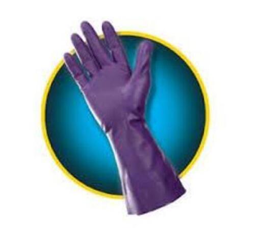 DESCRIPTION: (12) CHEMICAL RESISTANT NITRILE GLOVES BRAND MODEL KLEENGUARD G80 SIZE: 7 SM RETAIL$: $39.70 QTY: 12