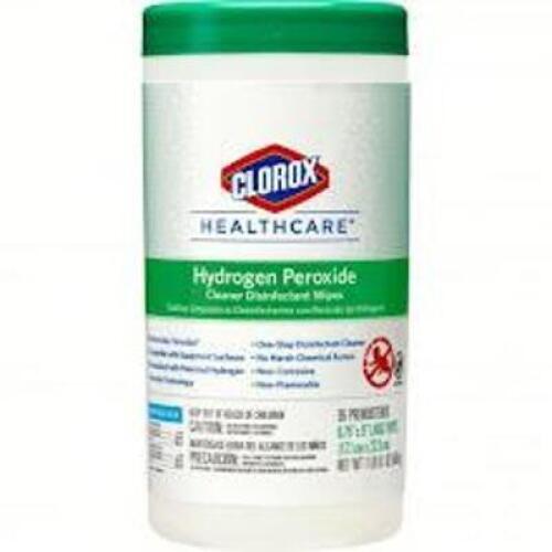 DESCRIPTION: (6) CHERRY ALMOND SCENTED PEROXIDE DISINFECTING WIPES BRAND/MODEL: CLOROX 401Z40 SIZE: 95 CT RETAIL$: $74.62 QTY: 6