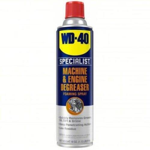 DESCRIPTION: (4) MACHINE & ENGINR DEGREASER BRAND/MODEL: WD 40 300070 SIZE: 18oz RETAIL$: $48.20 QTY: 4