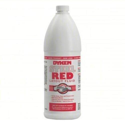 DESCRIPTION: (3) STEEL RED LAYOUT FUID BRAND/MODEL: DYKEM 80696 SIZE: 31.5 OZ RETAIL$: $111.96 QTY: 3
