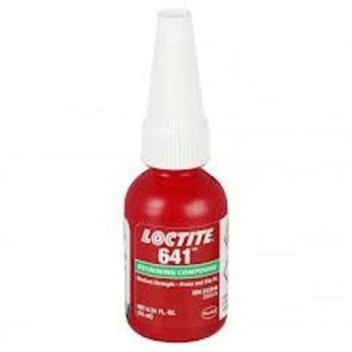 DESCRIPTION: (10) EASY TO DISASSEMBLE BRAND/MODEL: LOCTITE 641 SIZE: 0.34OZ RETAIL$: $393.60 QTY: 10