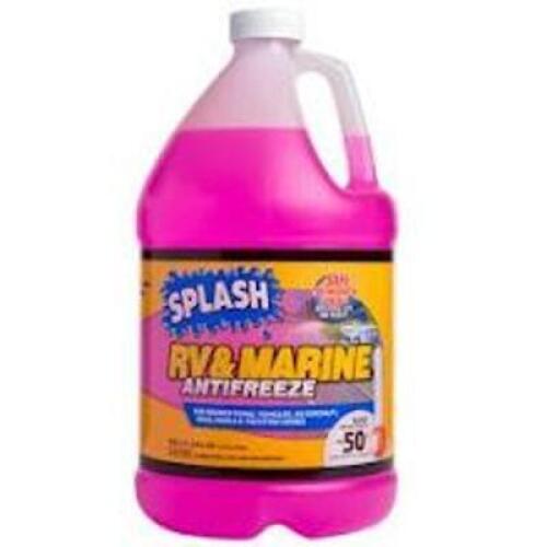 DESCRIPTION: (4) RV AND MARINE ANTIFREEZE BRAND/MODEL: SPLASH #2EXW9 SIZE: 1 GALLON RETAIL$: $45.80 QTY: 4