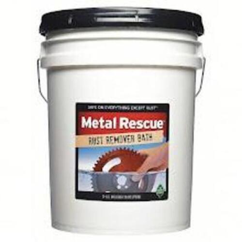 DESCRIPTION: (1) LIQUID RUST REMOVER BRAND/MODEL: METAL RESCUE MRB5 SIZE: 5 GAL RETAIL$: $191.87 QTY: 1