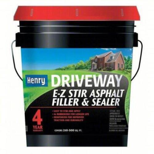 DESCRIPTION: (1) ASPHALT SEALER BRAND/MODEL: HENRY 40P318 INFORMATION: COVERS 250-500 SQ FT SIZE: 5 GAL RETAIL$: $52.53 QTY: 1
