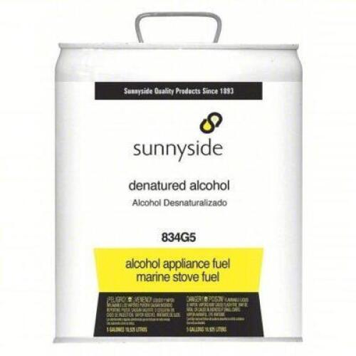 DESCRIPTION: (1) DENATURED ALCOHOL BRAND/MODEL: SUNNYSIDE 834G5 SIZE: 5 GAL RETAIL$: $143.17 QTY: 1