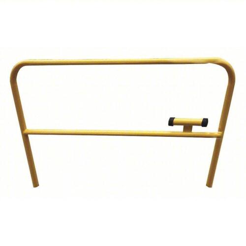 DESCRIPTION: (7) GUARD RAILS INFORMATION: YELLOW POWDER COATED RETAIL$: $178.56/EA SIZE: 10 ft x 3 1/2 ft, 21 in Mid-Rail Ht, QTY: 7