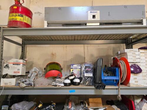 DESCRIPTION: (1) SHELF OF MISC ITEMS INFORMATION: CONTENTS OF SINGLE SHELF ONLY, SHELVING UNIT NOT INCLUDED QTY: 1