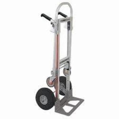 DESCRIPTION: (1) EXTENSION CONVERSION HAND TRUCK WITH WHEELS BRAND/MODEL: MAGLINER INFORMATION: 500 LB CAPACITY, FOLDING CAPACITY 80 LBS RETAIL$: $425
