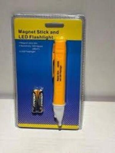 DESCRIPTION: (10) MAGNET STICK AND LED FLASHLIGHT BRAND/MODEL: 72-12985 INFORMATION: YELLOW RETAIL$: $4.90 EA QTY: 10