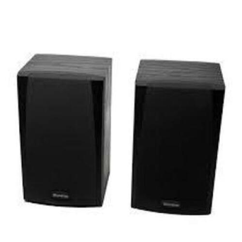 DESCRIPTION: (2) SPEAKERS BRAND/MODEL: BOSTON INFORMATION: BLACK RETAIL$: $184.99 EA QTY: 2