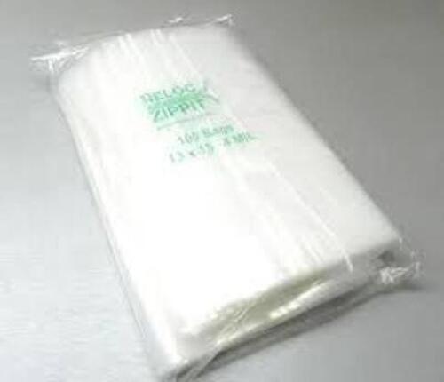 DESCRIPTION: (1) BOX OF (500) RECLOSABLE POLY BAGS BRAND/MODEL: RELOC ZIPPIT #4R1318 INFORMATION: CLEAR SIZE: 13" X 18" RETAIL$: $210.45 EA QTY: 1