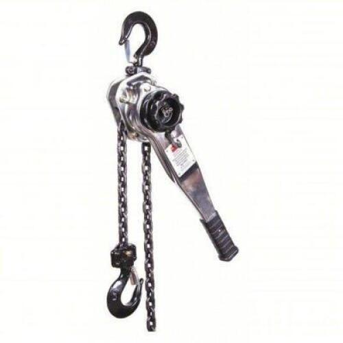 DESCRIPTION: (1) LEVER CHAIN HOIST BRAND/MODEL: DAYTON #3TP97 INFORMATION: HOOK MOUNTED - NO TROLLEY, 3,000 LB LIFTING CAPACITY SIZE: 5 FT LIFT LG RET