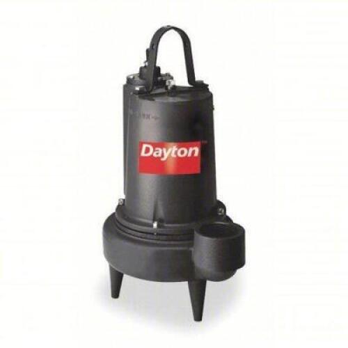 DESCRIPTION: (1) SEWAGE EJECTOR PUMP BRAND/MODEL: DAYTON #3BB96 INFORMATION: 3, 240v TO 480V AC, NO SWITCH INCLUDED, 2 1/2 IN MAX. DIA SOLIDS RETAIL$: