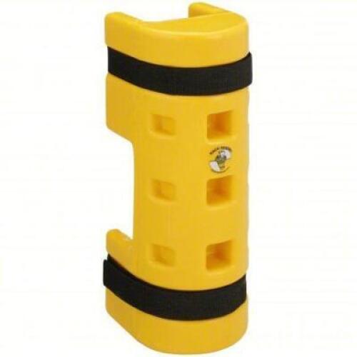 DESCRIPTION: (4) PALLET RACK GUARD BRAND/MODEL: RACK SENTRY #41A017 INFORMATION: YELLOW, THERMOPLASTIC, STRAP-ON SIZE: 4" X 6-1/4" X 18" RETAIL$: $63.