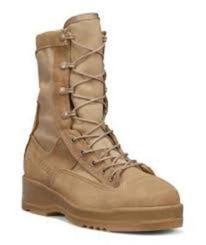 DESCRIPTION: (1) PAIR OF STEEL TOE FLIGHT BOOT BRAND/MODEL: BELLEVILLE #330 INFORMATION: DESERT TAN SIZE: 7.5 MENS RETAIL$: $232.99 EA QTY: 1
