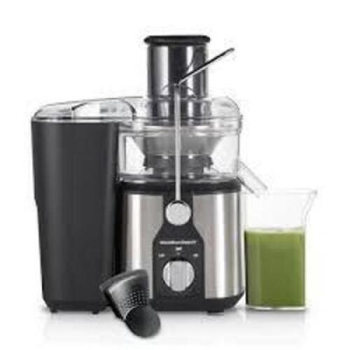 DESCRIPTION: (1) EASY CLEAN JUICE EXTRACTOR BRAND/MODEL: HAMILTON BEACH INFORMATION: STAINLESS STEEL RETAIL$: $104.99 EA QTY: 1