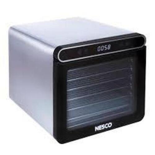 DESCRIPTION: (1) DIGITAL DEHYDRATOR BRAND/MODEL: NESCO INFORMATION: BLACK RETAIL$: $209.99 EA QTY: 1