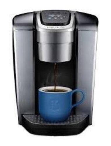 DESCRIPTION: (1) SINGLE SERVE COFFEE MAKER BRAND/MODEL: KEURIG INFORMATION: BLACK, K-ELITE RETAIL$: $199.99 EA QTY: 1
