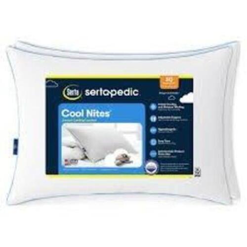DESCRIPTION: (1) COOL NITES PILLOW BRAND/MODEL: SERTAPEDIC SIZE: STANDARD QUEEN RETAIL$: $11.88 EA QTY: 1