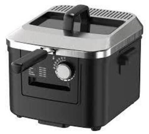 DESCRIPTION: (1) DEEP FRYER BRAND/MODEL: MAINSTAYS INFORMATION: STAINLESS STEEL SIZE: 4L RETAIL$: $74.04 EA QTY: 1