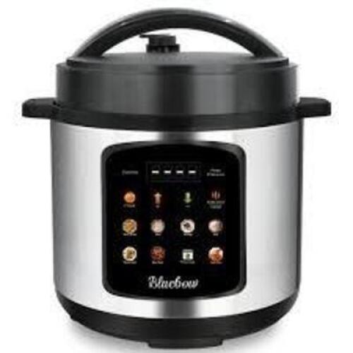 DESCRIPTION: (1) ELECTRIC PRESSURE COOKER BRAND/MODEL: BLUEBOW INFORMATION: STAINLESS STEEL SIZE: 6.5 QT RETAIL$: $69.79 EA QTY: 1