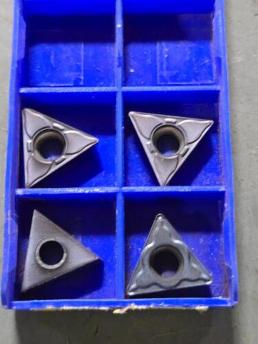 DESCRIPTION: (4) CARBIDE TURNING INSERT BRAND MODEL ZCCCT TCMT16T304-EF RETAIL$: $97.95 QTY: 4