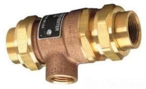DESCRIPTION: (1) BACKFLOW PREVENTERS WITH ATMOSPHERIC VENT BRAND MODEL WATTS 0386471 SIZE: 1/" 9D RETAIL$: $274.20 QTY: 1