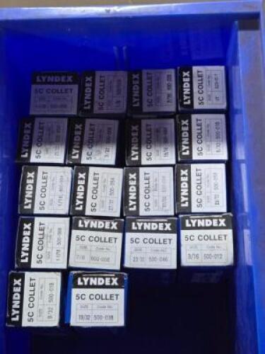 DESCRIPTION: (18) 5C COLLETS BRAND MODEL LYNDEX QTY: 18