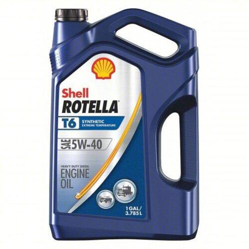 DESCRIPTION: (2) 5W40 FULL SYNTHETIC HD DIESEL OIL BRAND/MODEL: SHELL T6 SIZE: 1 GAL RETAIL$: $78.82 QTY: 2
