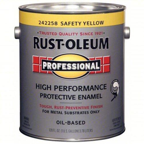 DESCRIPTION: (2) SAFETY YELLOW OIL BASED PAINT BRAND/MODEL: RUST-OLEUM 242258 SIZE: 1GAL RETAIL$: $307.92 QTY: 2