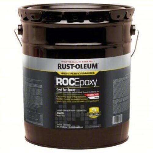 DESCRIPTION: (1) COAL TAR EPOXY BASE BRAND/MODEL: RUST-OLEUM 3XH22 SIZE: 5 GAL RETAIL$: $596.13 QTY: 1