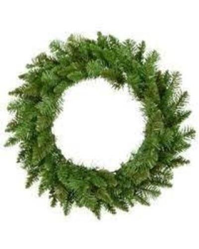 DESCRIPTION: (1) ARTIFICIAL CHRISTMAS WREATH BRAND/MODEL: VICKERMAN INFORMATION: SPRUCE RETAIL$: $20.00 SIZE: 20" QTY: 1