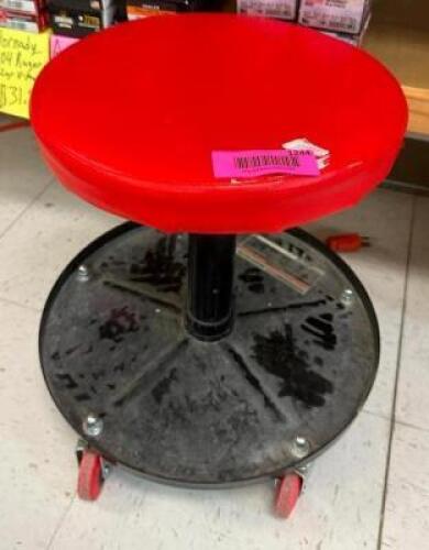 DESCRIPTION ROLLABOUT MECHANICS STOOL LOCATION GUN COUNTER QTY 1