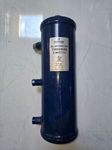 DESCRIPTION: (1) REFRIGERANT OIL SEPARATOR BRAND/MODEL: EMERSON CLIMATE TECHNOLOGIES RETAIL$: $612.17 QTY: 1