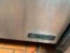 2-DOOR UNDERCOUNTER REFRIGERATOR ON CASTERS - 2