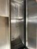 44" SINGLE DOOR REFRIGERATED PREP TABLE ON CASTERS - 2