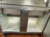 48" 2-DOOR REFRIGERATE PREP TABLE ON CASTERS - 4