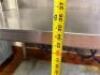 4' STAINLESS TABLE WITH DOUBLE RISER SHELF AND HEAT LAMP - 6