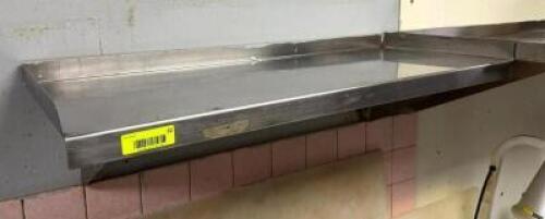 3' STAINLESS WALL MOUNT SHELF