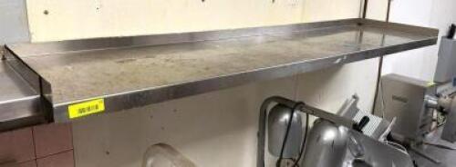 6' STAINLESS WALL MOUNT SHELF
