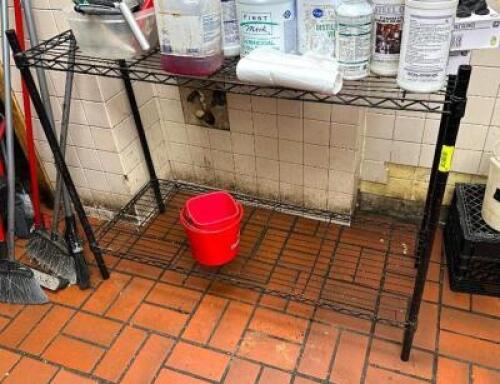 2-TIER WIRE SHELVING UNIT